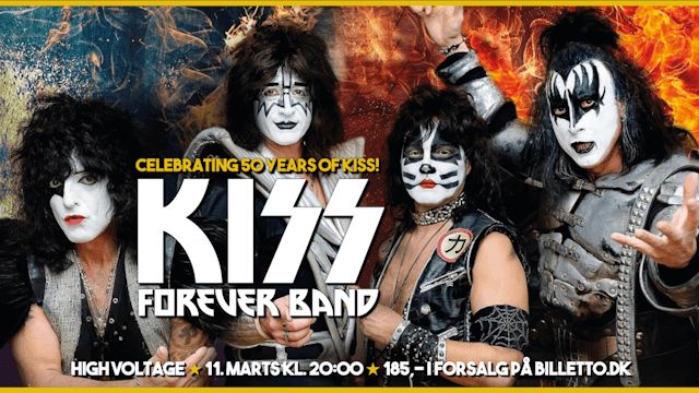 ★ KISS FOREVER BAND [HU] '50 YEARS OF KISS' @ HIGH VOLTAGE ★